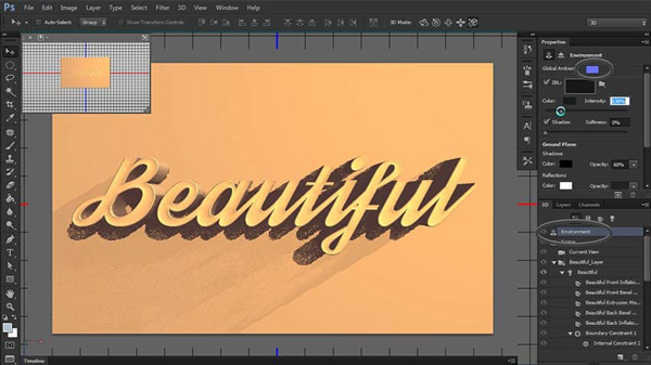 Make 3D Effect in Photoshop Environment