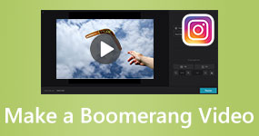 Vytvořte video o bumerangu