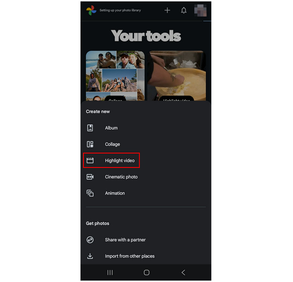 Google Photos Highlight