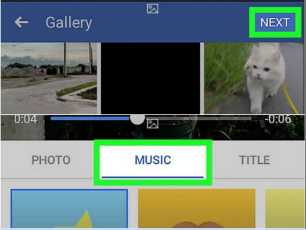 Add Music to The Collage Videos