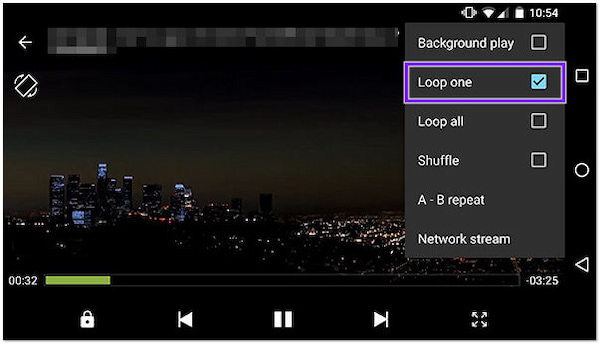 Loop video til Android