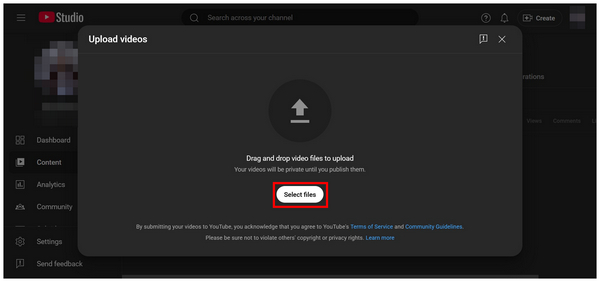 Youtube Select Files