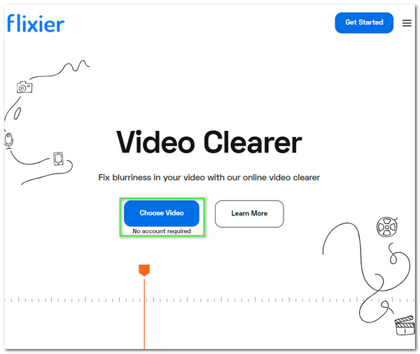 Flixier Válassza a Videó lehetőséget