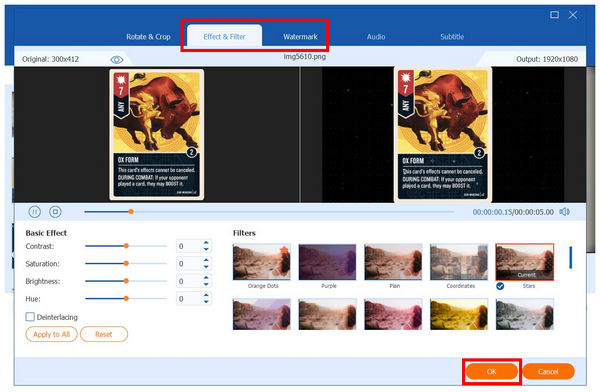 Anymp4 Video Converter Ultimate Edit Menu