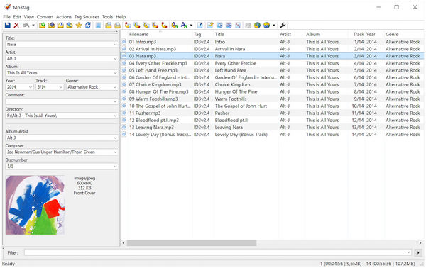 MP3 Tag Interface