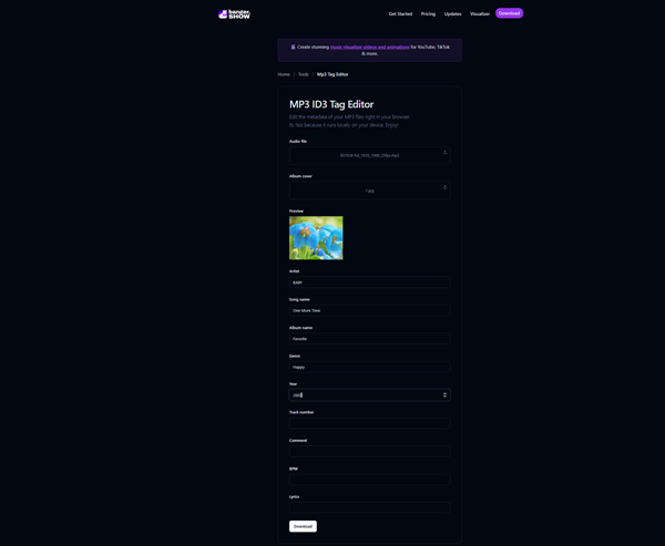 Banger Show Mp3 Id3 Tag Editor