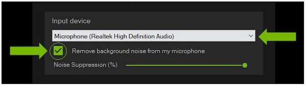 Setup Microphone Input