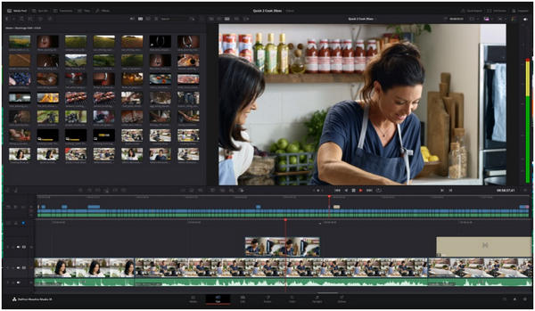 Davinci Resolve Main Interface
