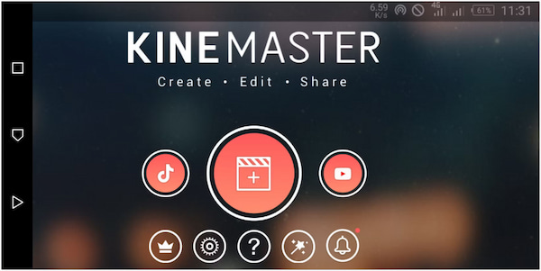 Editor de vídeo de código aberto KineMaster