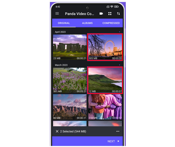 Panda Video Compressor Select Video