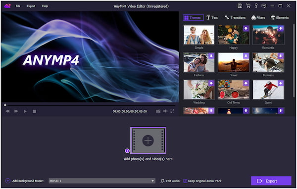 AnyMP4 Video Editor Photo