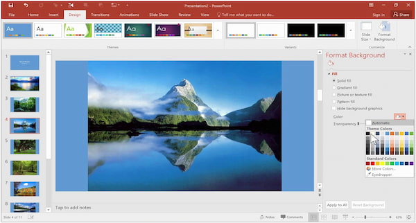 Microsoft PowerPoint Fotoğraf Slayt Gösterisi Yapıcı