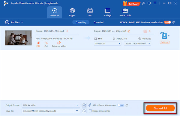 Export Final Syncedubtitle