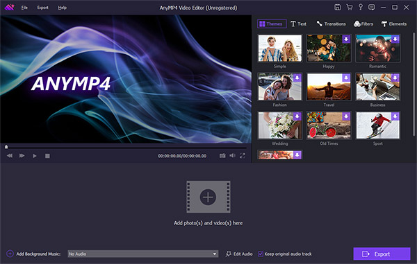 AnyMP4 Video Editor