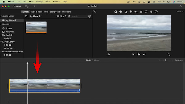 Import Video In Imovie