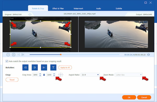 Open Crop Editor