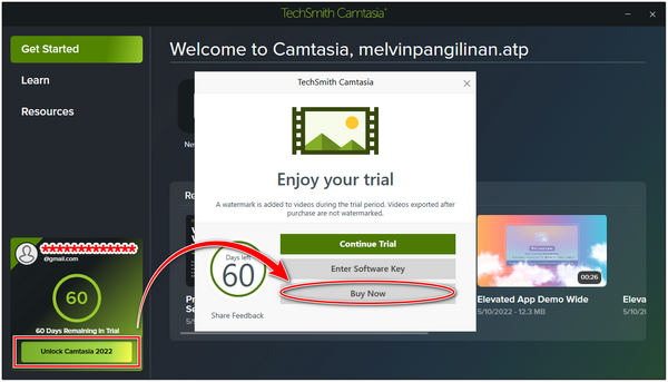 Fjern Camtasia Watermark Premium Køb nu