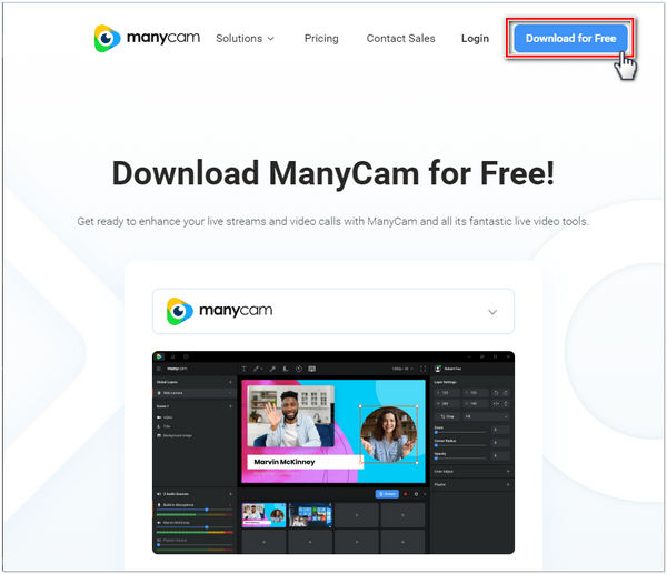 Ta bort Manycam Logo Premium Download