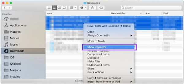 Mac Finder Fjern metadata