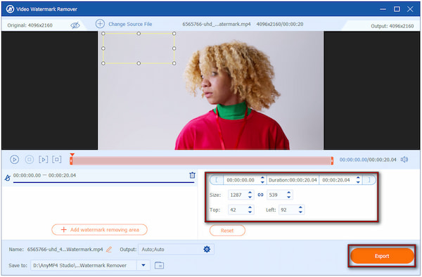 Export Watermark Free Video