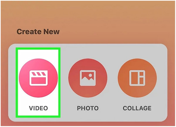 Select Video Option