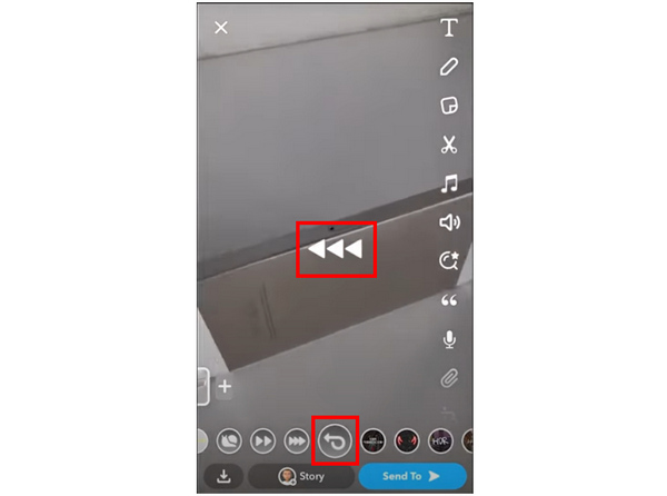 Snapchat Reverse Filter