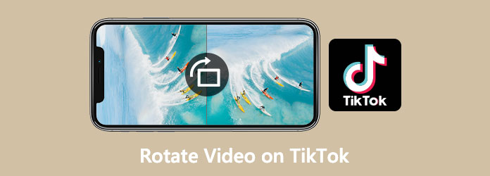 Rotera video på TikTok