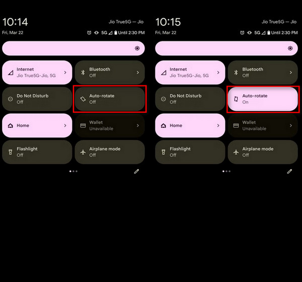 Enable Auto Rotate Mobile