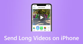 Enviar vídeos longos no iPhone