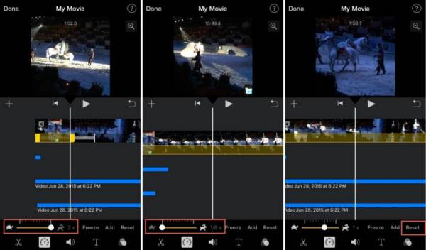 iMovie hidas iOS