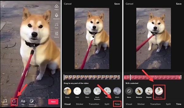 Add Slow Motion Effect On TikTok
