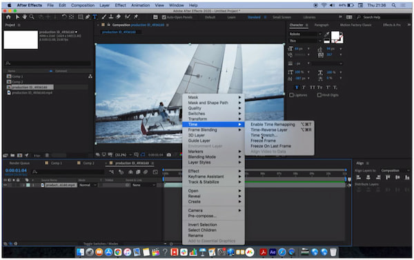 Adobe After Effects Slow Motion Video Maker