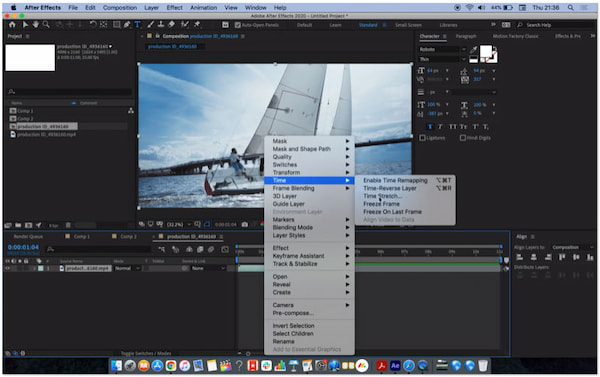 Adobe After Effects Creatore di video al rallentatore