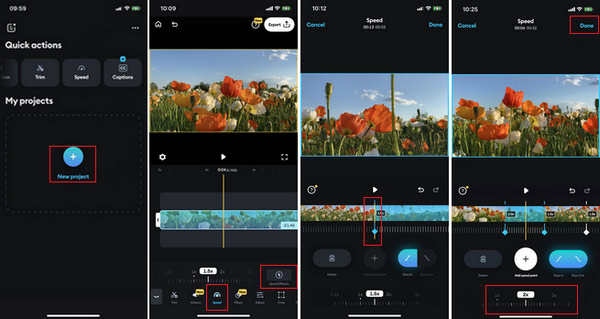 Versnel video op Splice