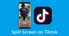 Dela skärm/Gör ett videokollage på TikTok