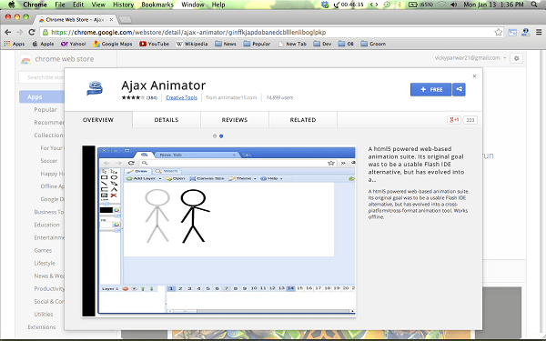 Ajax animator