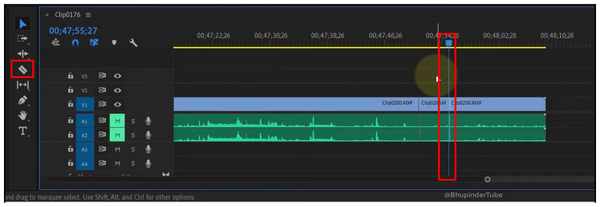 Ripple Use Trim Tool