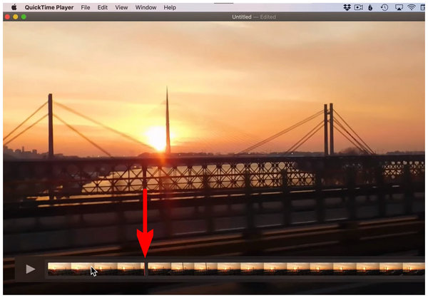 Quicktime Player Red Line
