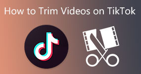 Trim video's op TikTok