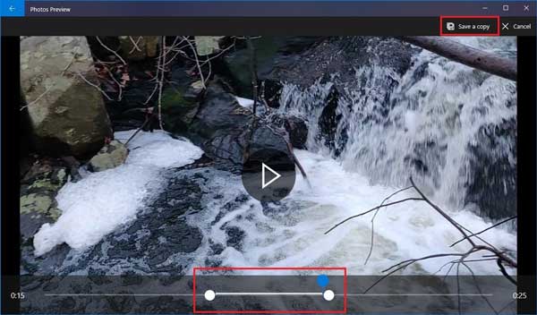 Windows Fotoğrafları Kırpma WMV