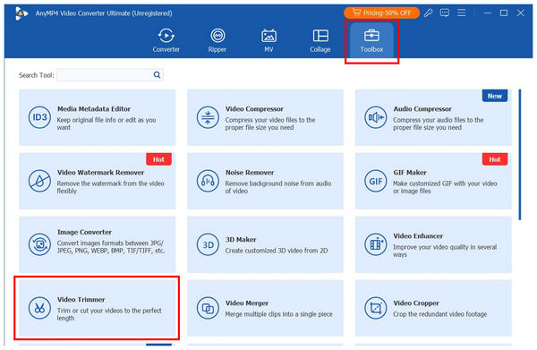Anymp4 Video Converter Ultimate Toolbox