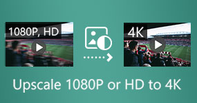 Upscale 1080p HD to 4K