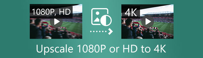 將 1080p 高清升級到 4K