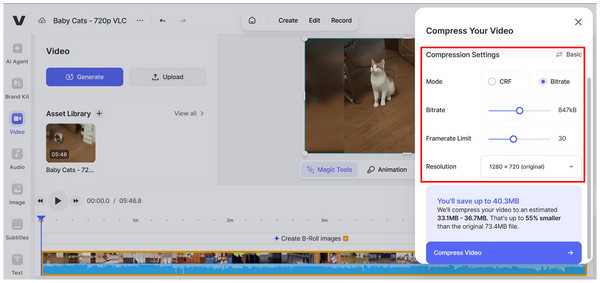 Veed Advanced Settings