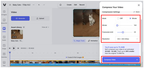 Veed Video Compressor Advanced