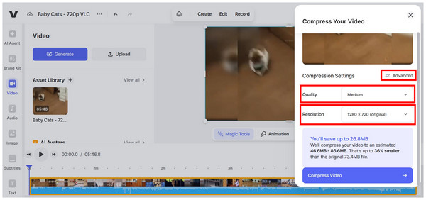 Veed Video Compressor Basic