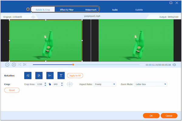 AnyMP4 Video Ad Maker Bewerken