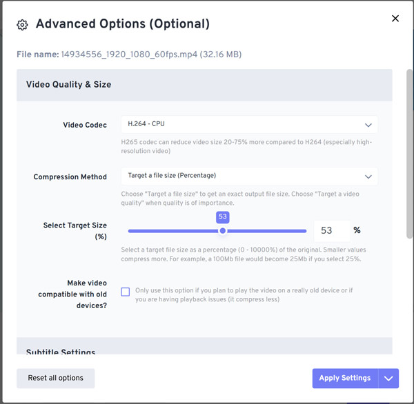 Freeconvert Video Compressor