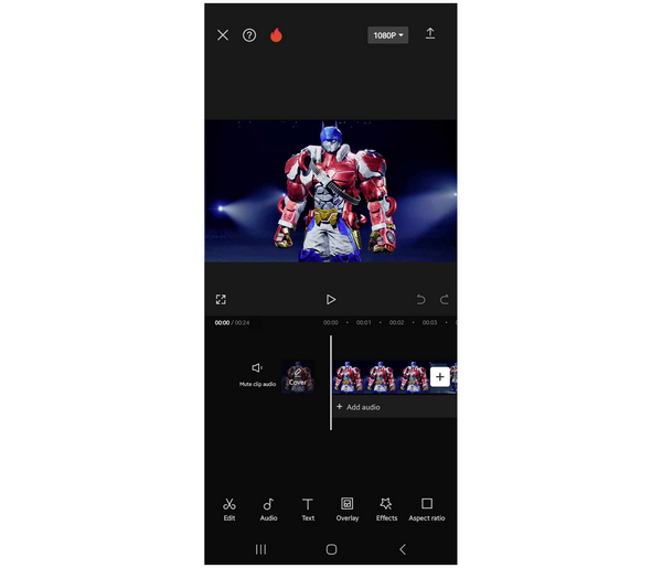 Capcut Mobile Interface
