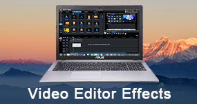 Efeitos do Editor de Vídeo